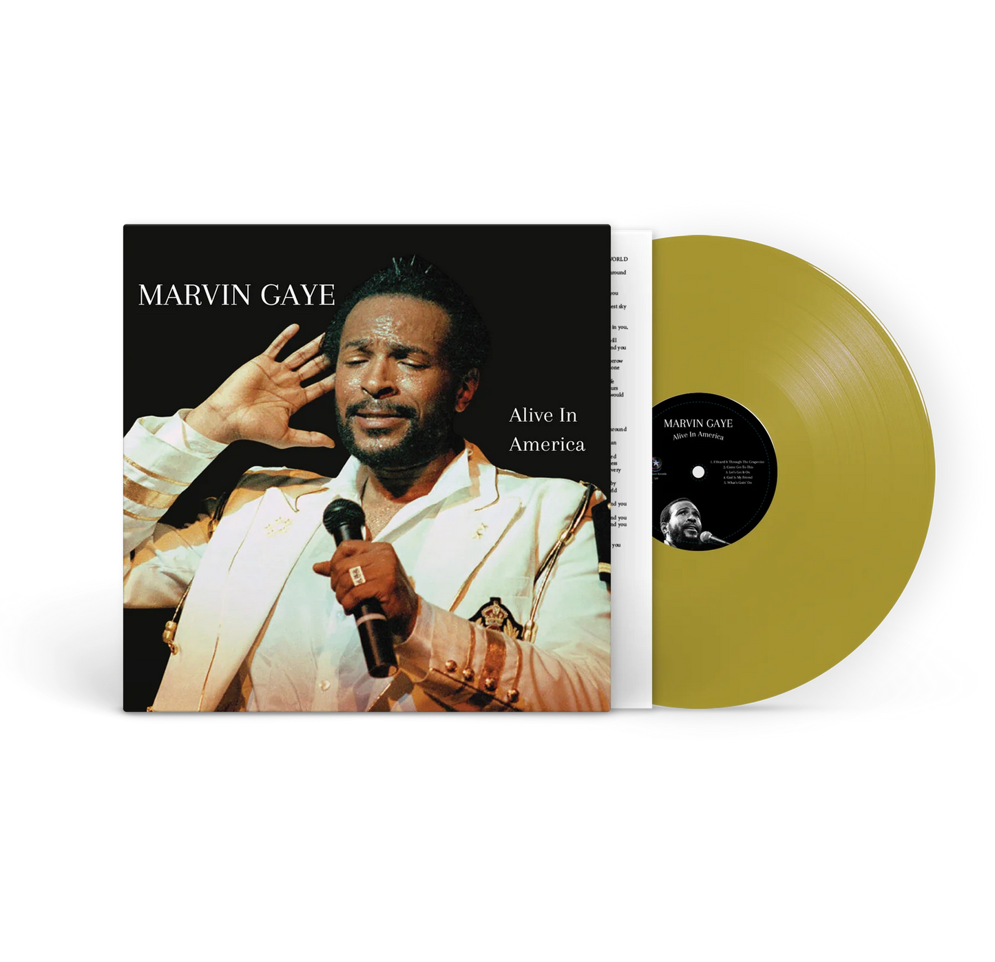 Marvin Gaye - Alive In America (Marble Vinyl)